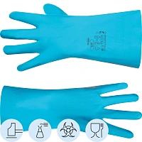 Перчатки КЩС нитриловые Manipula Specialist Нитрон синие (размер 9)