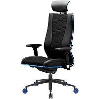 Кресло МТ_Samurai Space Blue Черный 2E4.3.6.B6
