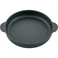 Сковорода для подачи 16,5 см h3 см круглая чугун 2 ручки