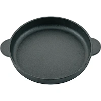 Сковорода для подачи 20,5 см h3 см круглая чугун 2 ручки