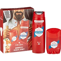 Подарочный набор Old Spice Тверд дезод50мл+Гель д/душа +Шмп250мл Whitewater