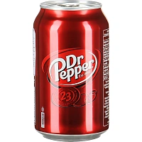 Напиток Dr.Pepper Classic газированный, ж/б, 0,330л