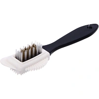 Щетка для обуви пластиковая Селфи,д/замши и нубука,черный,15,5см 975-728