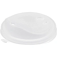 Крышка д/стакана с питейн./с заглуш.ПП d-90мм прозр., 1000шт/кор (3019П)