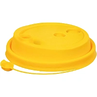 Крышка д/стакана с питейн.ПП d-80мм матовый/жел., 1000шт/кор (3002М/Ж)
