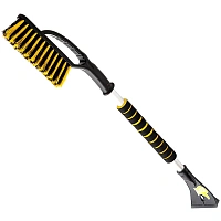 Щетка для снега со скребком, теплая ручка,  Nice Touch 75 см