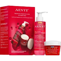 Подарочный набор AEVIT береж очищ крем увл днев 50мл+гель д/умыв 200мл