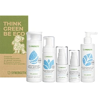 Подарочный набор уходовой косметики для лица SYNERGETIC из 5 средств