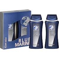 Подарочный набор Blue Marine Шампунь 250 +  Гель д/душа 250мл муж