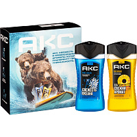 Подарочный набор Акс на пляже океана мужской 2 геля для душа
