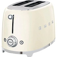 Тостер SMEG TSF01CREU,2 ломтика, кремовый