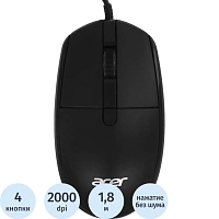 Мышь компьютерная Acer OMW401 черный оптич. 2000dpi USB 4but (ZL.MCEEE.031)