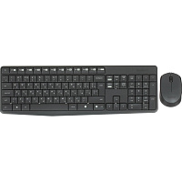 Набор клавиатура+мышь Logitech MK235,серый/черный,USB беспров(920-007949)