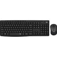 Набор клавиатура+мышь Logitech MK295,черный USB беспровод (920-009813)