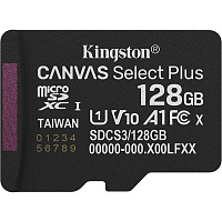 Карта памяти 128 ГБ micro SDXC Kingston Canvas Select Plus UHS-I U1 A1 (SDCS3/128GB)