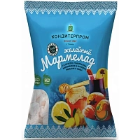 Мармелад Кондитерпром жел со вк глинтвейна, манд и имбир, лимон и меда, 90г
