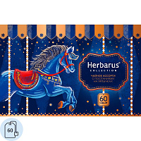 Чай Herbarus Ассорти, коллекция Moments Карусель, 60 пакетиков 12 вкусов НГ
