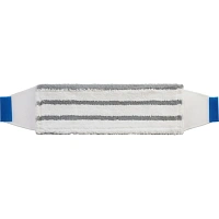 Насадка МОП плоский SYR 40 см  с абразивом 100% микрофибра синий_ДДП