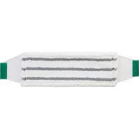 Насадка МОП плоский SYR 40 см  с абразивом 100% микрофибра зеленый_ДДП