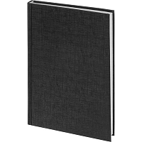 Ежедневник недатированный А5 Выбор есть Джерси, черный, 160 л