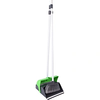 Комплект для уборки совок-ловушка с щеткой, зеленый KAF300-G_KFC