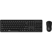 Набор клавиатура+мышь RAPOO беспроводная X2100 Silent, цвет - черный