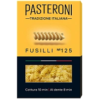 Макароны спирали Pasteroni Fusilli №125 высший сорт, 400г