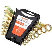 Набор ключей гаечных комбинированных Rexant 8-19 мм в держателе 8 штук (12-5842-2)