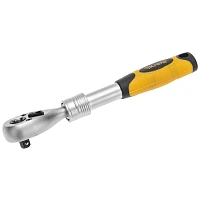 Ключ телеск. трещ. 1/4, 162-210мм, CrV, двухкомп рукоятка KRANZ KR-12-8413