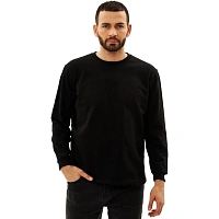 Толстовка 100% хб (240г) без капюшона, цв.черный, размер XXXL