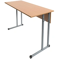 Парта MET_Школа Стол 2-м 7 гр. р бук/серый НОВ