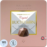 Конфеты BUCHERON CRYSTAL из молоч шоколада с шоколадно-ореховым вкус, 185г