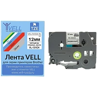 Картридж Vell VL-131CH (с чип.12мм,черн.на прозрю)PT-100E/100ECH/D200