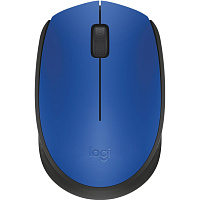 Мышь компьютерная Logitech беспров.M171 blue (USB, 1000dpi) (910-004640)