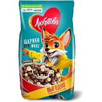 Шарики Любятово Дуо Микс шоколадные, 500г