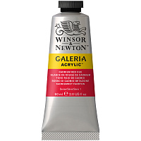 Краска акриловая художественная Winsor&Newton "Galeria", 60мл, туба, кадмий красный фото Краска акриловая художественная Winsor&Newton "Galeria", 60мл, туба, кадмий красный