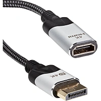 Адаптер DisplayPort(M) ---> HDMI(F) 0.15m 4K@60Hz VCOM <CG621M-0.15