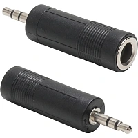 Переходник Vcom mini jack 3.5 mm - jack 6.5 мм (CA545)