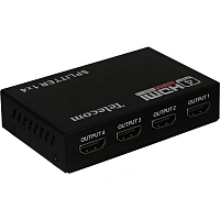 Разветвитель HDMI 1=>4 , каскадируемый , 1.4v+3D Telecom <TTS5020