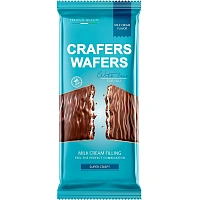Плитка вафельная CRAFERS WAFERS глазиров молочная начин, 50гx15шт/уп