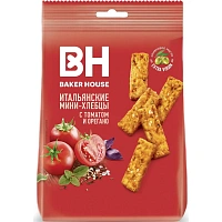 Хлебцы мини Baker House Итальянские томат, 110г