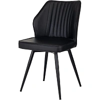 Стул VB_для дома Бюрократ CH-K5/SP_2_K с повор.мех. экокожа черный металл