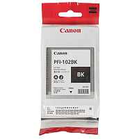 Картридж струйный Canon PFI-102BK 0895B001 черный оригинальный фото Картридж струйный Canon PFI-102BK 0895B001 черный оригинальный