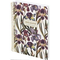 Ежедневник недатированный Bruno Visconti Ирисы картон А5 136 листов с рисунком (3-701/15)