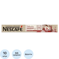 Кофе в капсулах Nescafe Colombia Espresso Decaffeinato Nespres Orig,10шт/уп