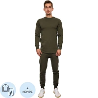 Белье нательное муж трикотаж зимнее с начесом цв.хаки (р.48-50) р. 170-176