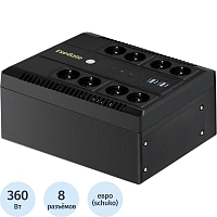 ИБП ExeGate NEO NNB-650 650VA/360W,лин.инт, LED, AVR, 8xEURO(EX295011RUS)
