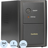 ИБП ExeGate Power Back BNB-450,лин.инт,450VA/240W, LED, 2xEURO(EP279215RUS)