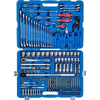 Набор инструментов 153 пр, универс,+ фонарь налоб. KING TONY P7553MR03