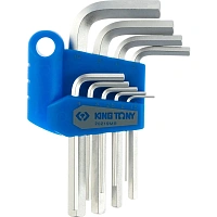 Набор ключей шестигранных 1,5-10 мм, корот, 9 пр. KING TONY 20219MR